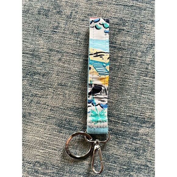 Vera Bradley Wristlet Keychain Beach Treasures Print - Picture 1 of 4